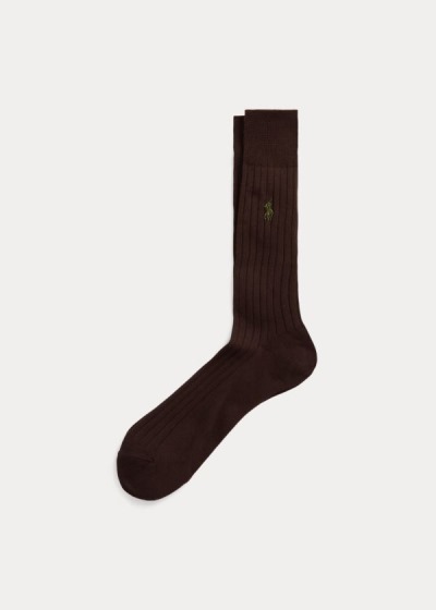 Men's Polo Ralph Lauren Egyptian Cotton Dress Socks | 971836CYJ